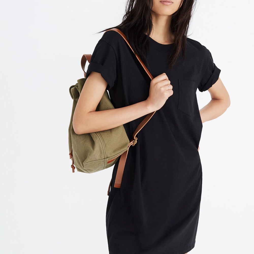 Black Casual T-Shirt Dress